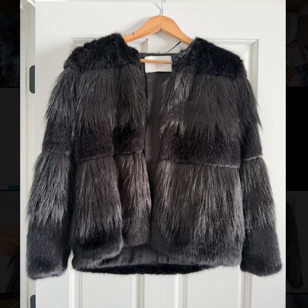 Zara faux fur jacket